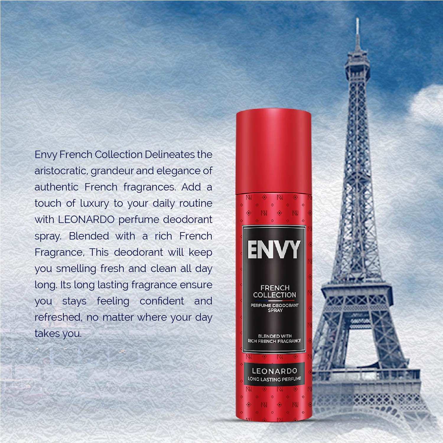 Envy French Leonardo Deo 120ml Cavinkare 120Ml Deodorant Single
