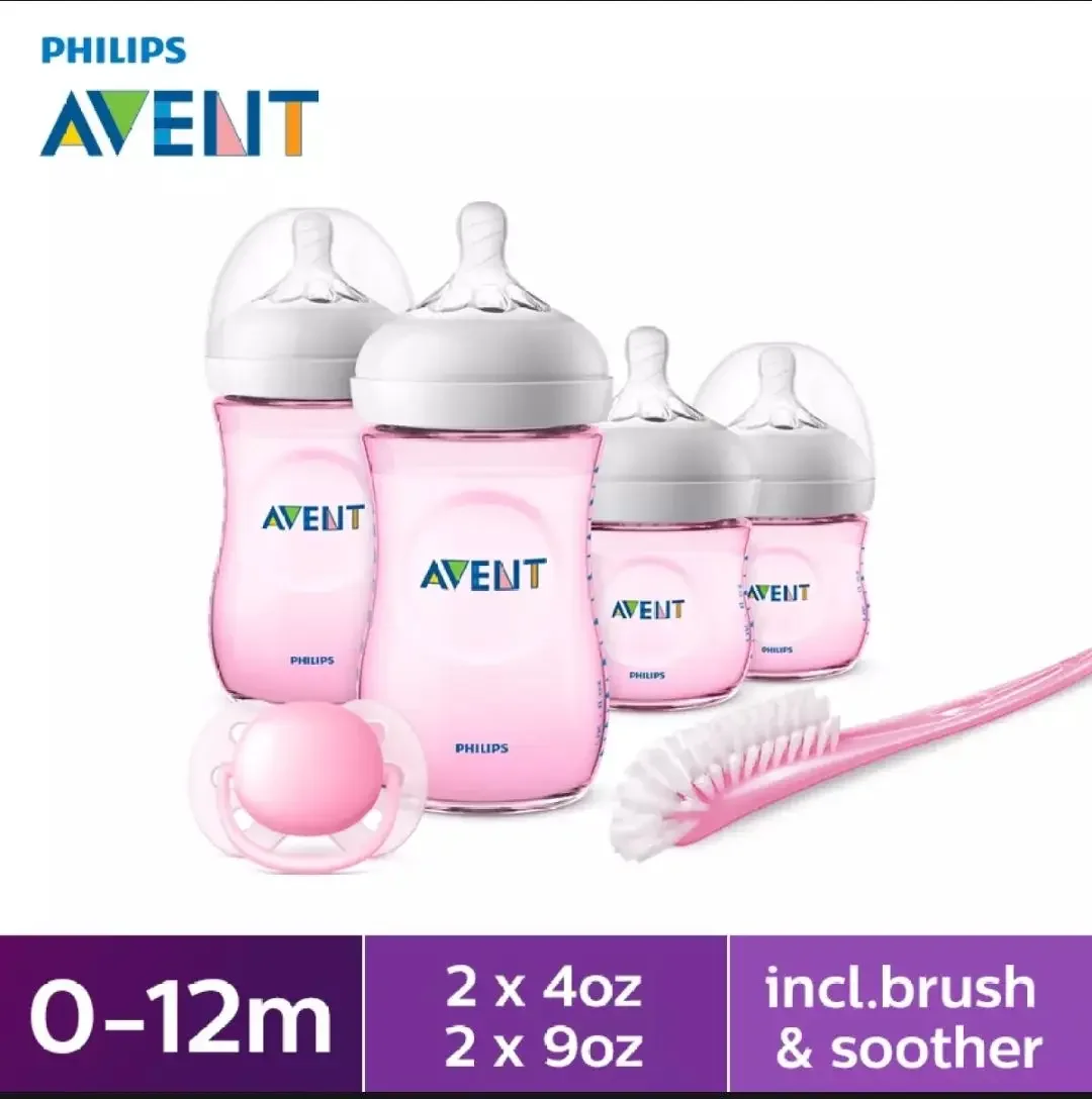 Philips Avent Newborn Natural starter set (pink) SCD290/13
