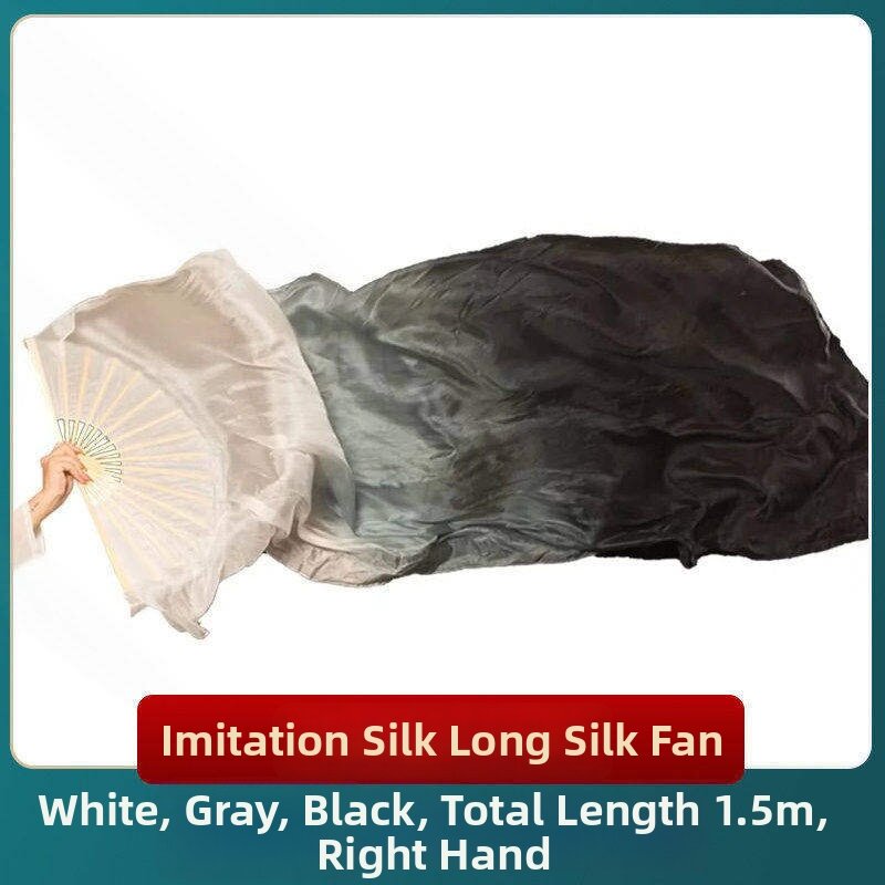 TONGSHENKE | Silk Gradient Dance Fan for Classical Dancing