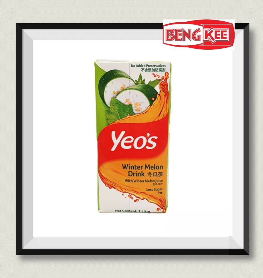 Beng kee🔥 Yeos kundur 1 liter minuman🔥冬瓜盒装水