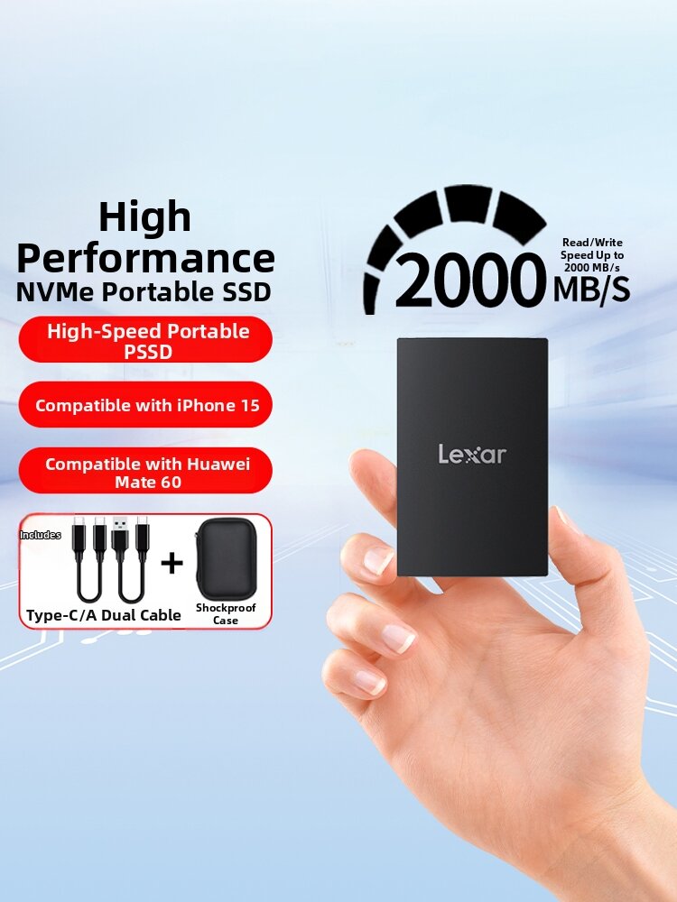 Lexar | Type-C Portable SSD High-Speed Storage