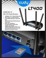 📶 Cudy LT400 Wi-Fi 4G LTE Cat4 Router Nano SIM support # 3 Years warranty