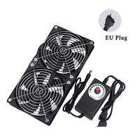 USB Powered Exhaust Fan 3000RPM High Airflow Cooling Fan With Speed Controller For PC Router Farm Cooling Service Station