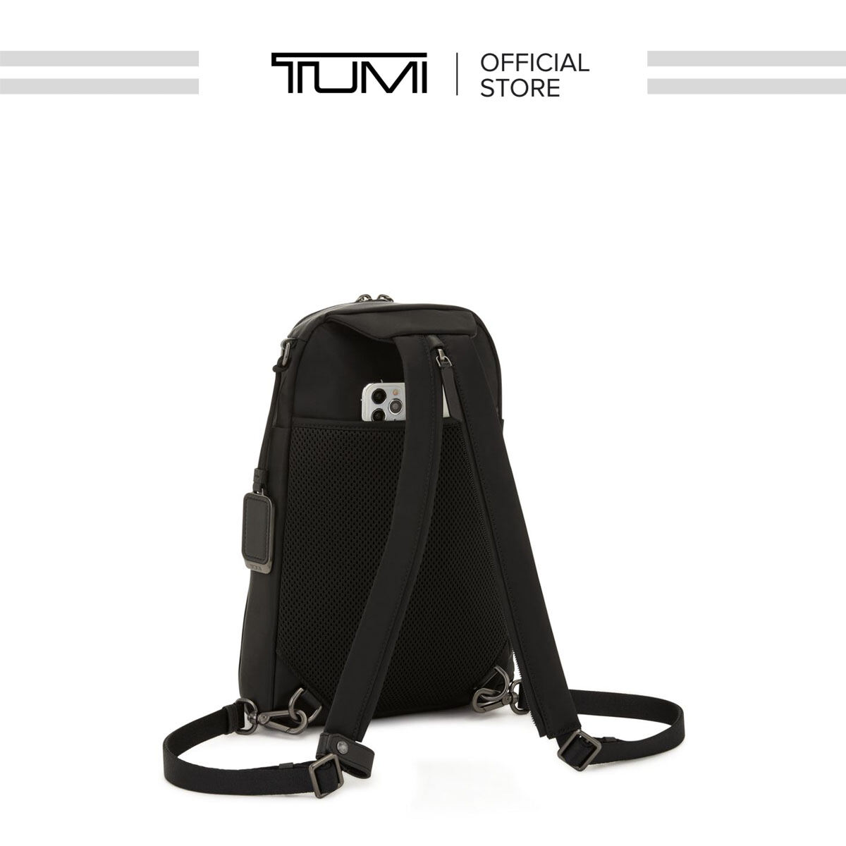 TUMI VOYAGEUR KILEEN CONVERTIBLE SLING BLACK/GUNMETAL COLOUR