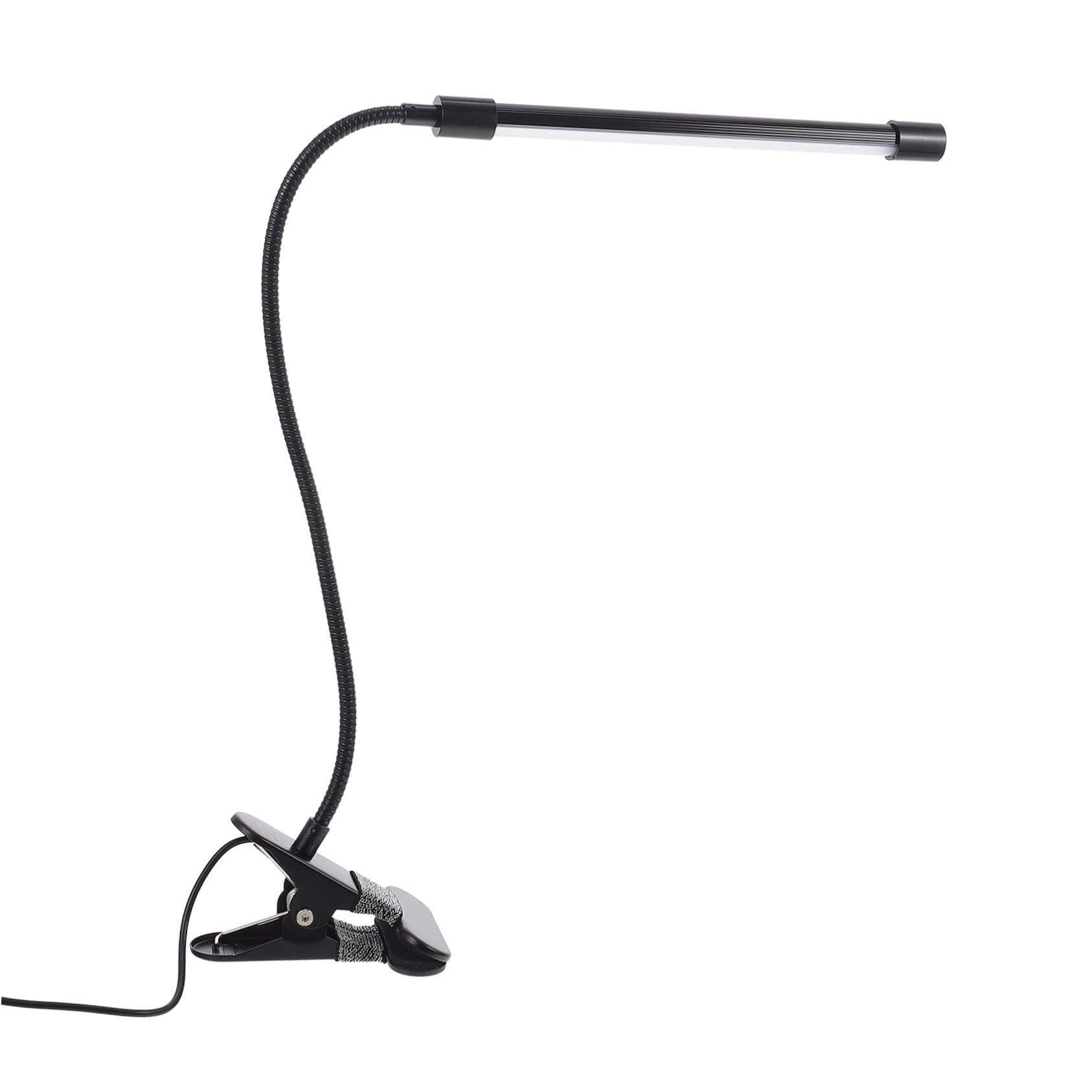 LED Clip-on Reading Lightwith 3 Modes and 10 Adjustable Brightness Levelsfor BedsideWorkbenchDrawingUSB Adapter Included
