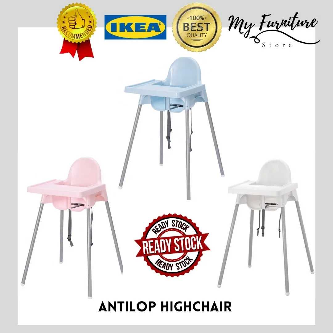 IKEA Antilop Baby Chair With Tray | Baby High Chair With Belt / NURSERY CHAIR / FEEDING CHAIR / CUSHION BABYCHAIR (ORIGINAL)