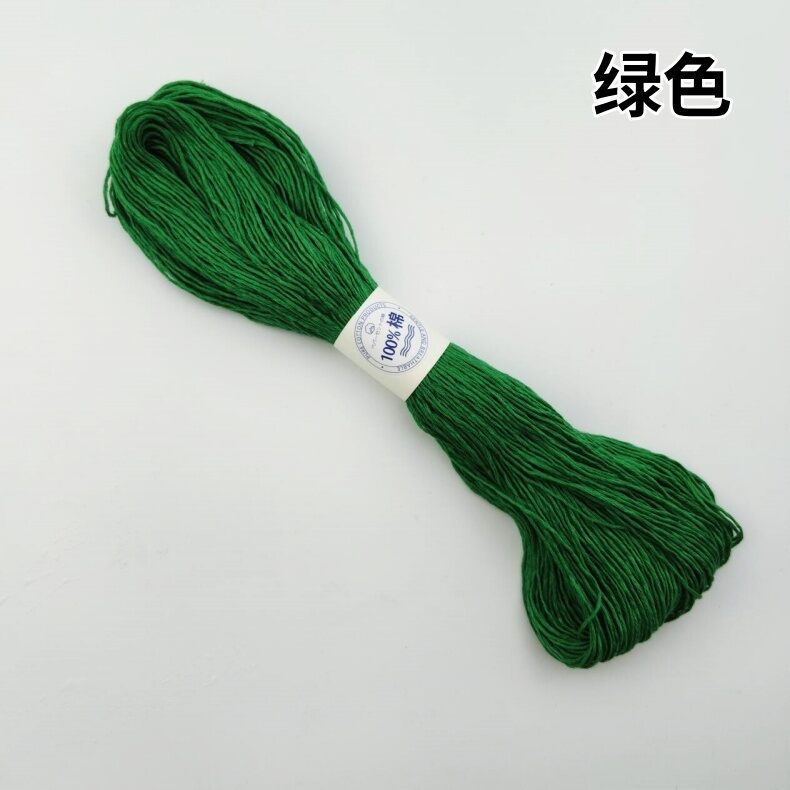 Colorful Plant-Dyed Pure Cotton Sashiko Thread 6-strand