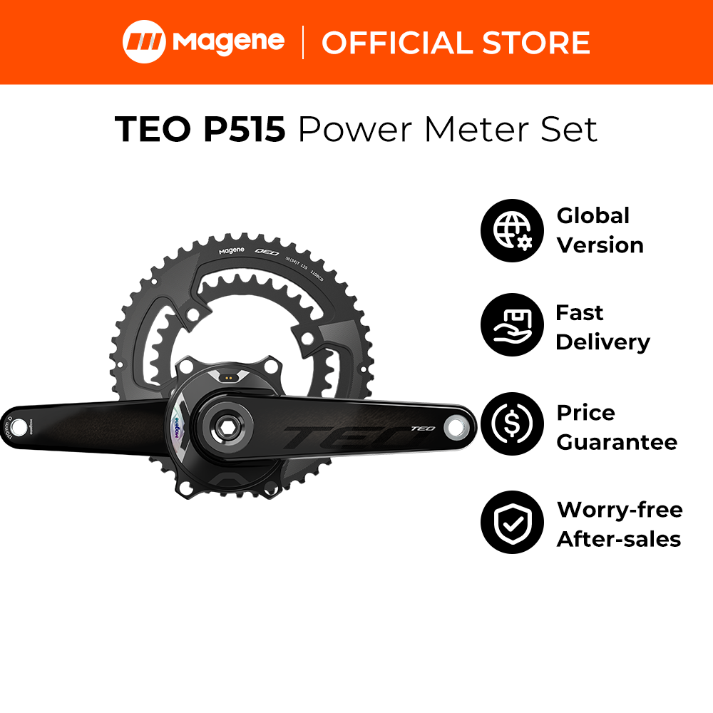 Magene TEO Crank P515 Power Meter Set 4 Bolt 110BCD 29mm Spindle Carbon Crankset for Shimano Sram ราคา 21,250 บาท*ส่งฟรี