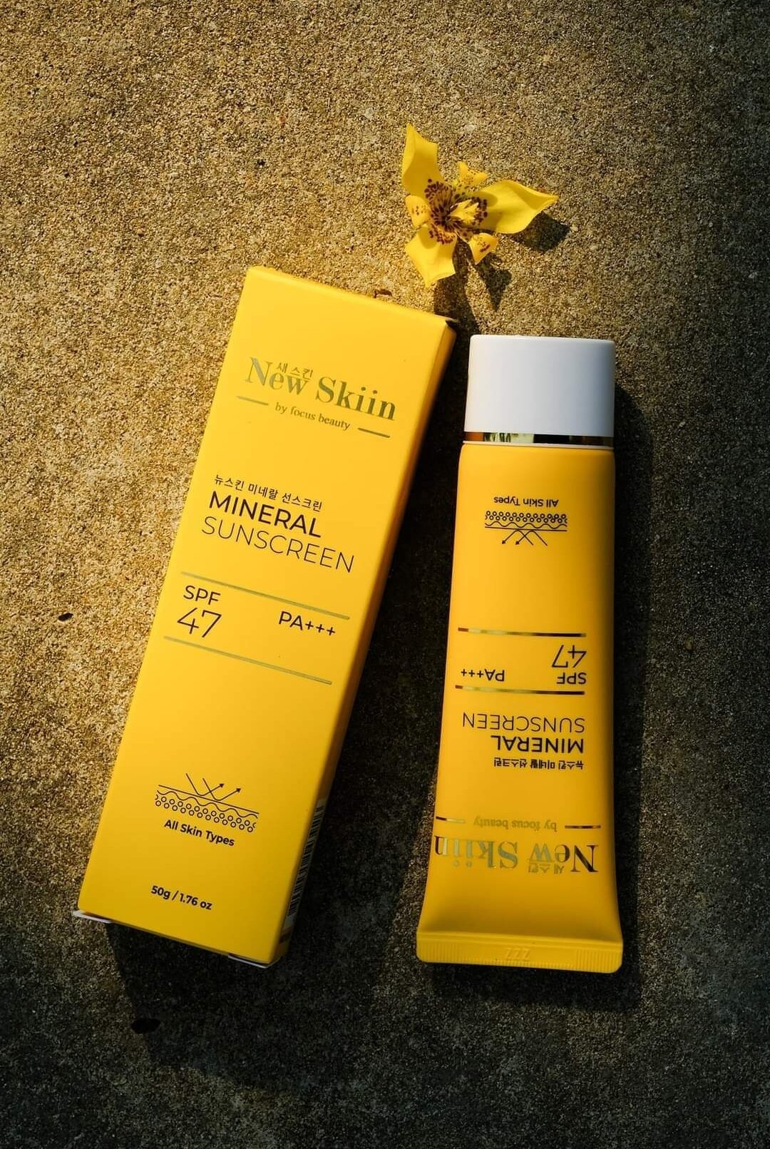 NEW SKIIN MINERAL SUNSCREEN (ORIGINAL FROM KOREA 🇰🇷) Lazada