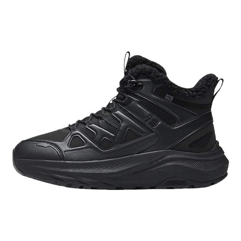 Anta Exploration Men's High-Top Winter Hiking Shoes Warmth Comfortable Fleece Lined Outdoor Casual Sports Shoes Harga  273 Ringgit*Penghantaran Percuma