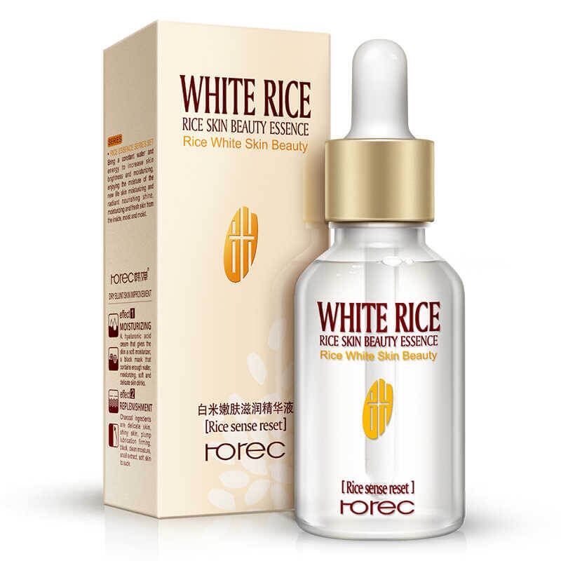 ROREC Rice White Skin Beauty Serum containing rice white essence