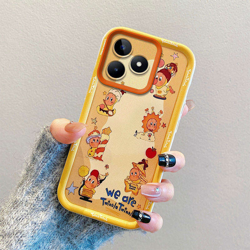 Realme Note 80 Case For Realme Note 80【The latest silicone soft case cartoon cute female boy camera protection phone case cover】