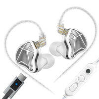 KZ AXAS Gaming Earbuds HiFi Noise Cancelling in Ear E-Sport DSP Adjustment Wired Earphone with Dual Mic
