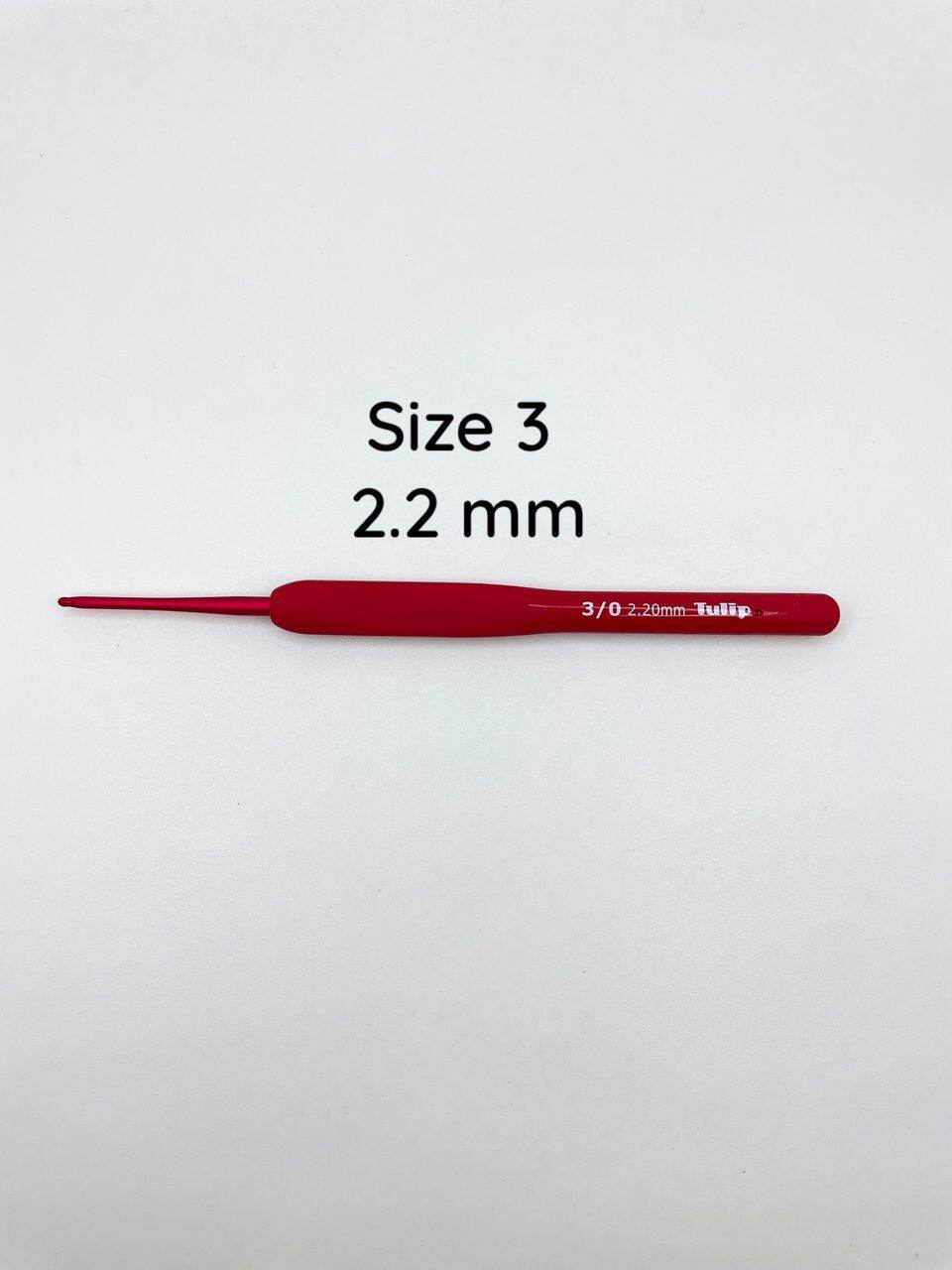 Tulip ETIMO RED Crochet Hook with Cushion Grip size READY STOCK‼️💥💥