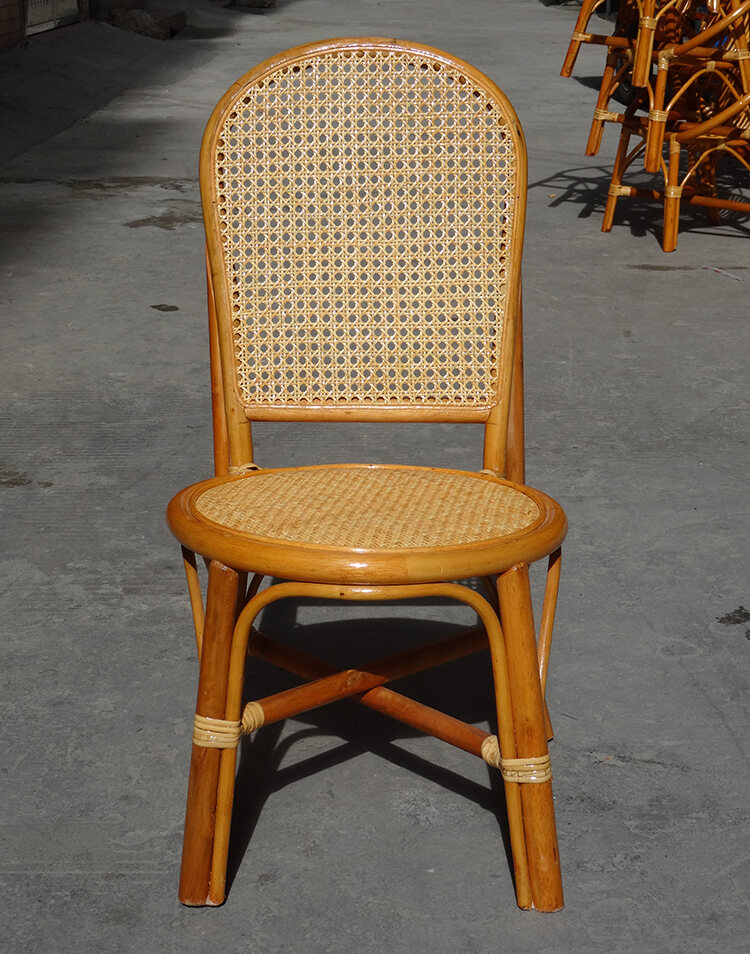 OldFashioned Rattan Chair Small Rattan Chair Backrest Home Children's