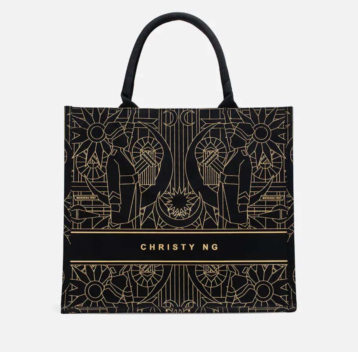 トートバッグ CHRISTY NG Singapore 23 GROCERY TOTE Christy Ng Merdeka 23 Grocery Tote (Large) Large Casual Tote
