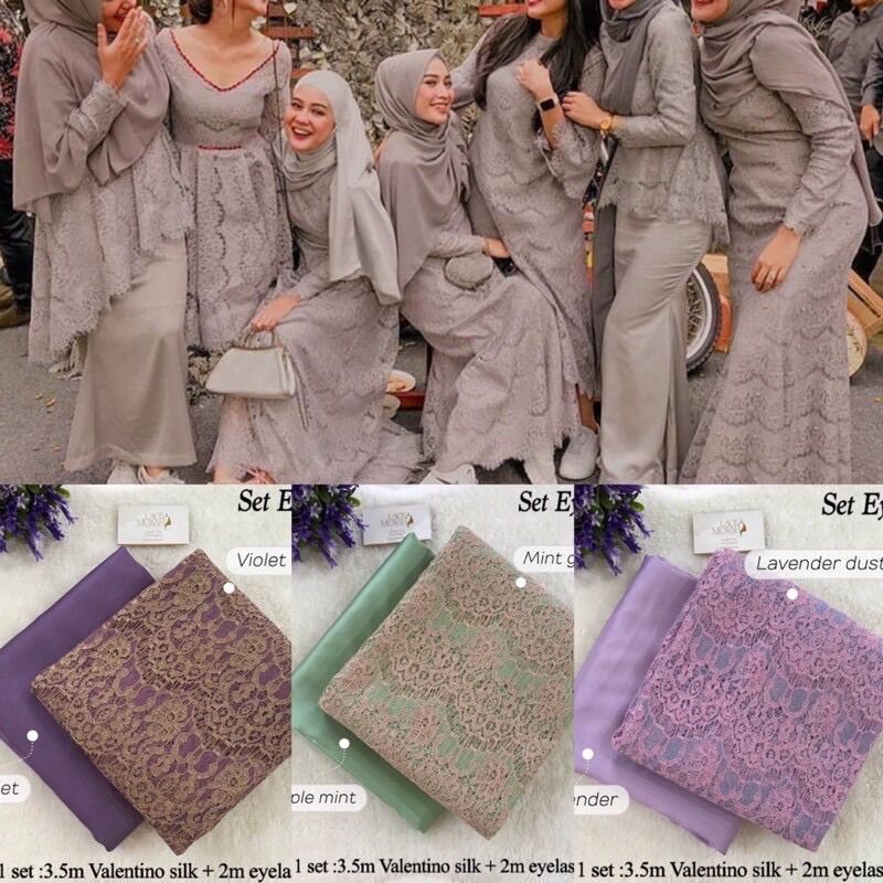 Shop Kurung Moden Kain Lace online 