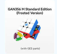 【GAN Official Store】GAN 356 M 3x3 Magnetic Speed Cube Stickerless GAN356 ME Magic Cube Puzzle Cubes Professional Speed Educational Toys For Kids