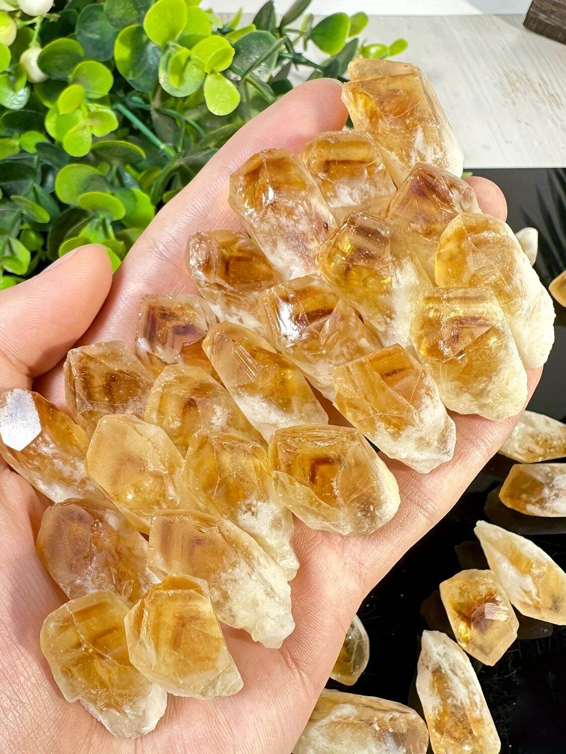 Natural Citrine Toothstone Raw Single Stone Crystal Chakra Healing Gemstone Reiki Meditation Yoga Energy Stone Mineral Specimen