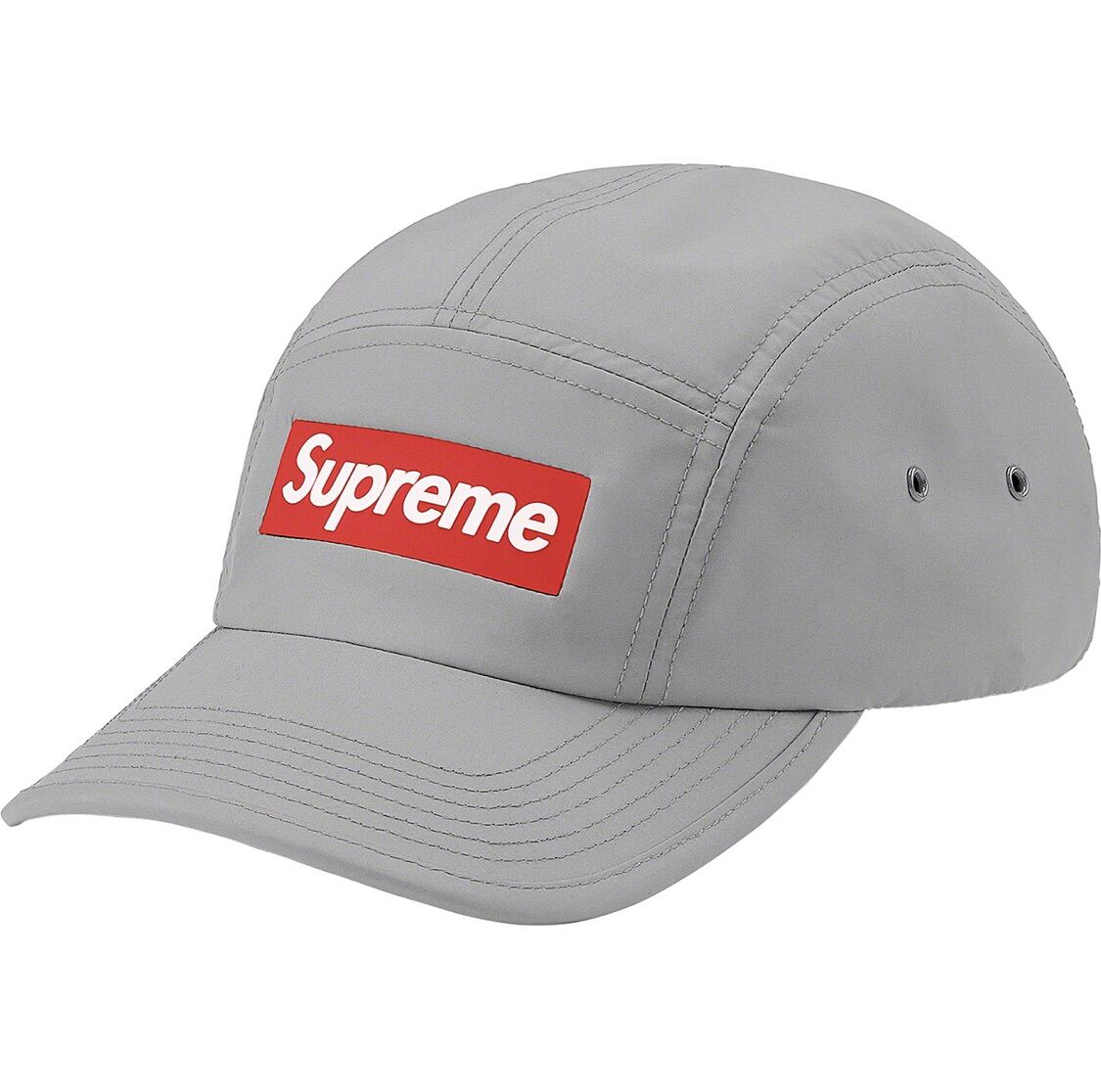 Supreme Inset Logo Camp Cap - Grey | Lazada