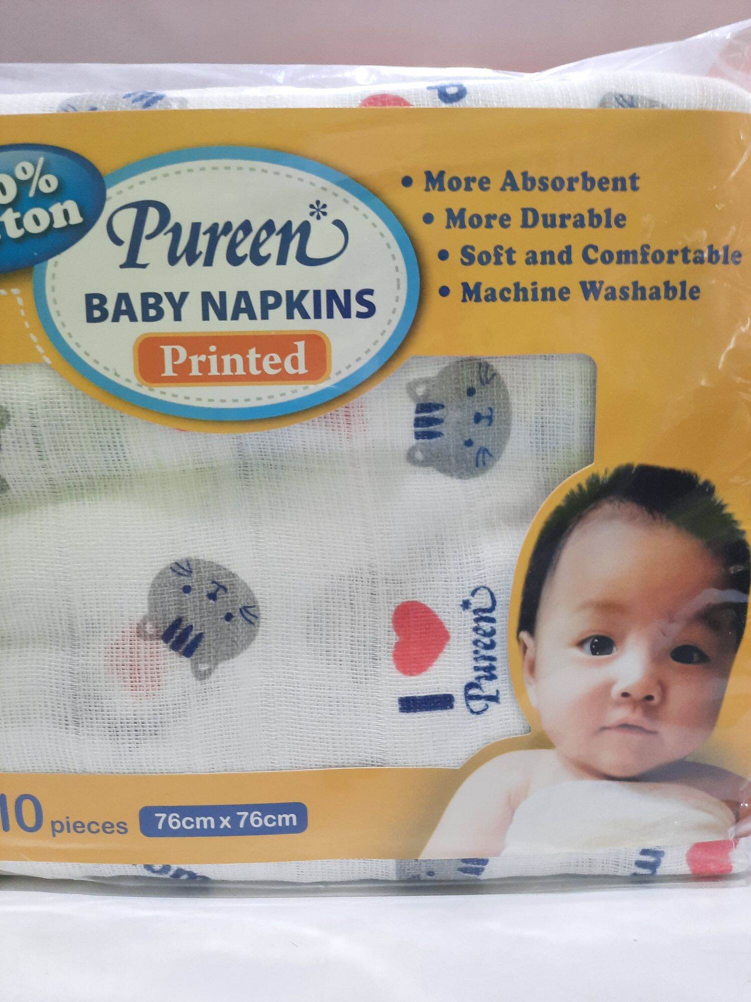 Baby deals napkin printed