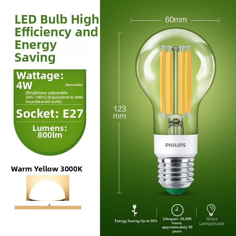 Philips | Ultra Bright Energy Saving E27 Large Base LED Bulb