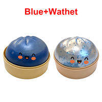 Cute Steamed Bun Squishy Toy Slow Rebound Glitter Fidget Toy Stress Relief Stress Relief Fidget Toy For Kids & Adults