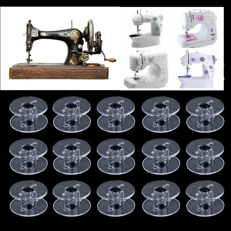 🇲🇾[READY STOCK]❤ 5pcs / 10pcs Sekoci Plastik Plastic Bobbin Normal Sewing Machine & Portable Sekoci Mesin Jahit Biasa
