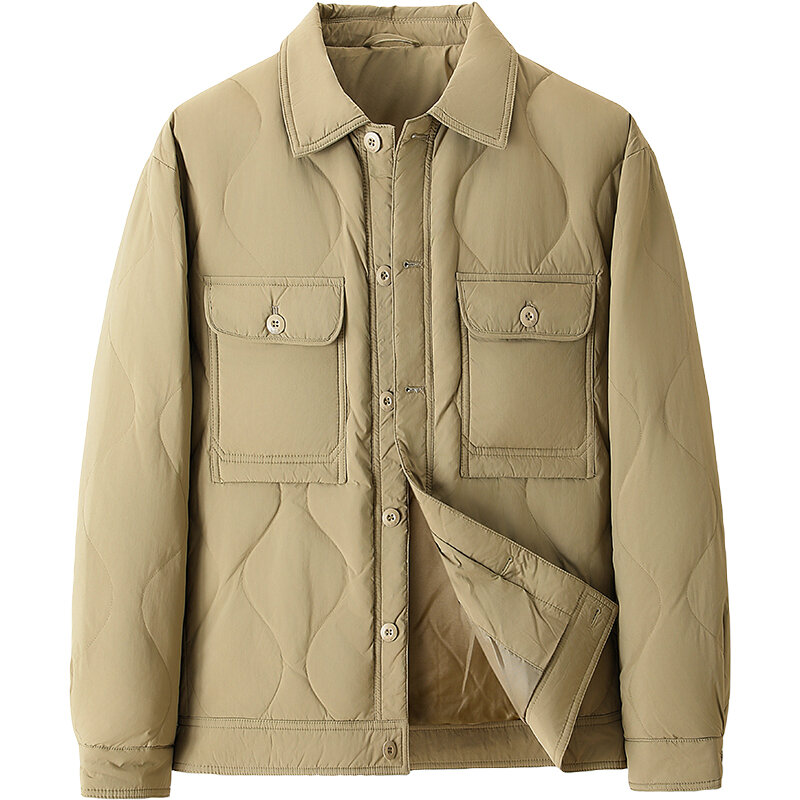 JIUWU | Far Infrared Heating Lightweight Down Jacket Winter Warmth Anti-Cold Lightweight Coat - Jenama JIUWU Harga 260 Ringgit*Penghantaran Percuma