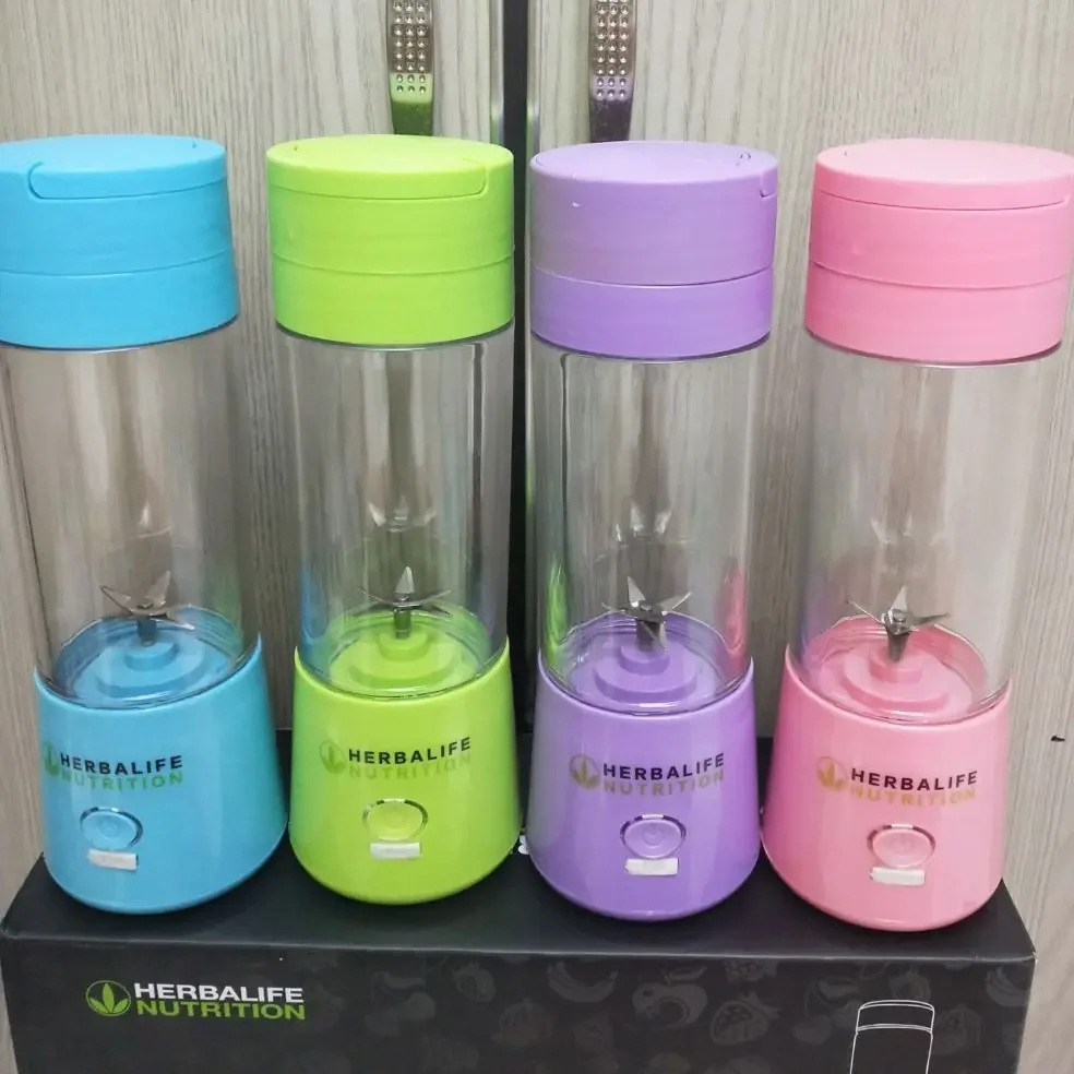 ☀Ready Stock☀ Herbalife Mini USB Portable Fruit Juicer Home Travel Electric Smoothie Juice Maker Blender Machine