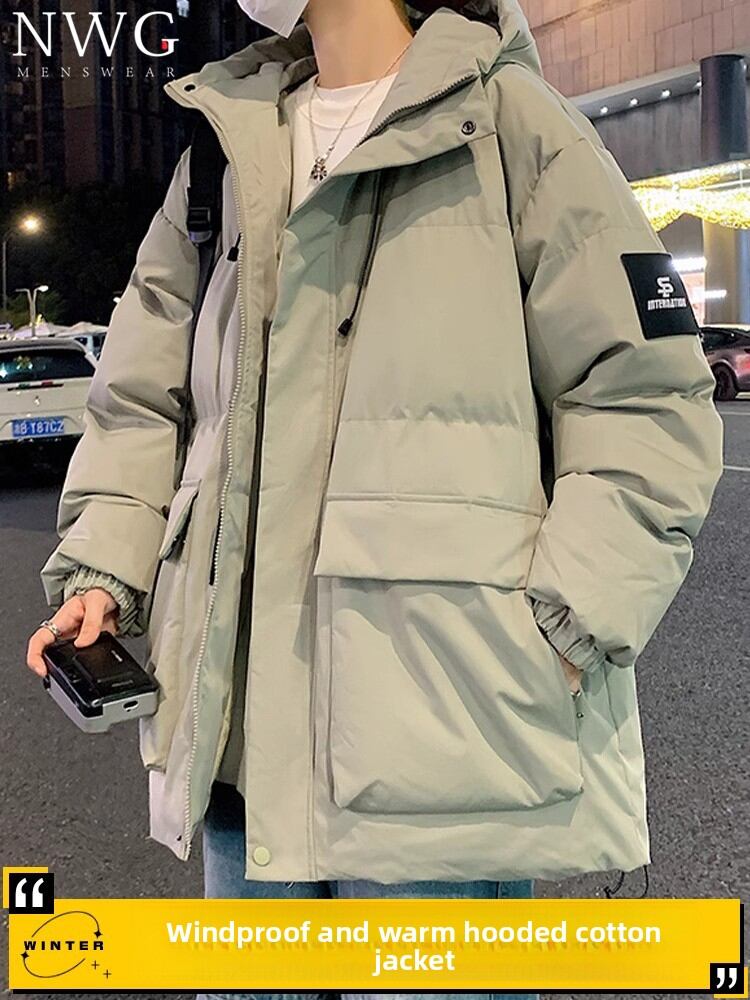 NWG | Warm Men's Winter Cotton Coat Thick Loose Workwear Hooded Harga 265 Ringgit*Penghantaran Percuma