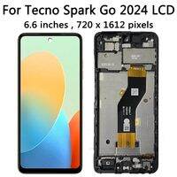 Top Quality LCD For Tecno Spark Go 2024 BG6 Display Touch Screen Digitizer Assembly Panel With Frame Replacement