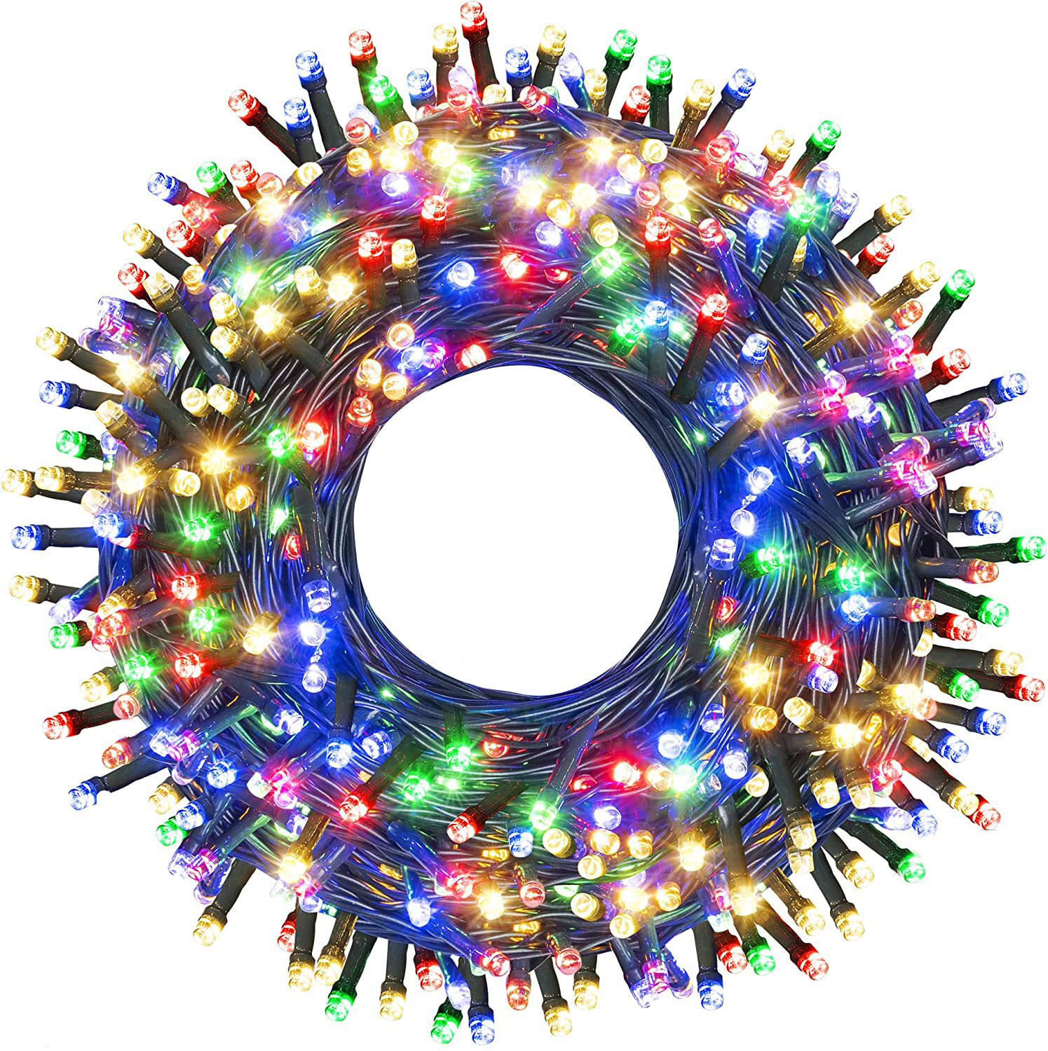 100LEDs-500LEDs LED Christmas Lights Fairy String Light EU Plug Warm White RGB LED Curtain Lights DIY Garden Home Party Decor