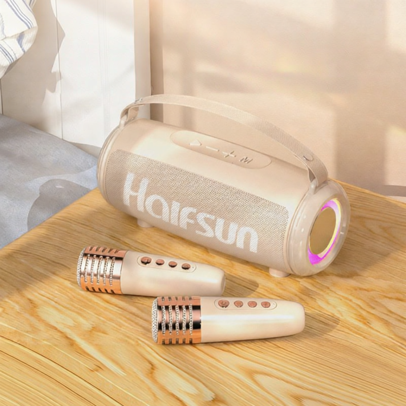 BONINGYU | Karaoke Bluetooth Speaker with Microphone Hi-Fi Stereo