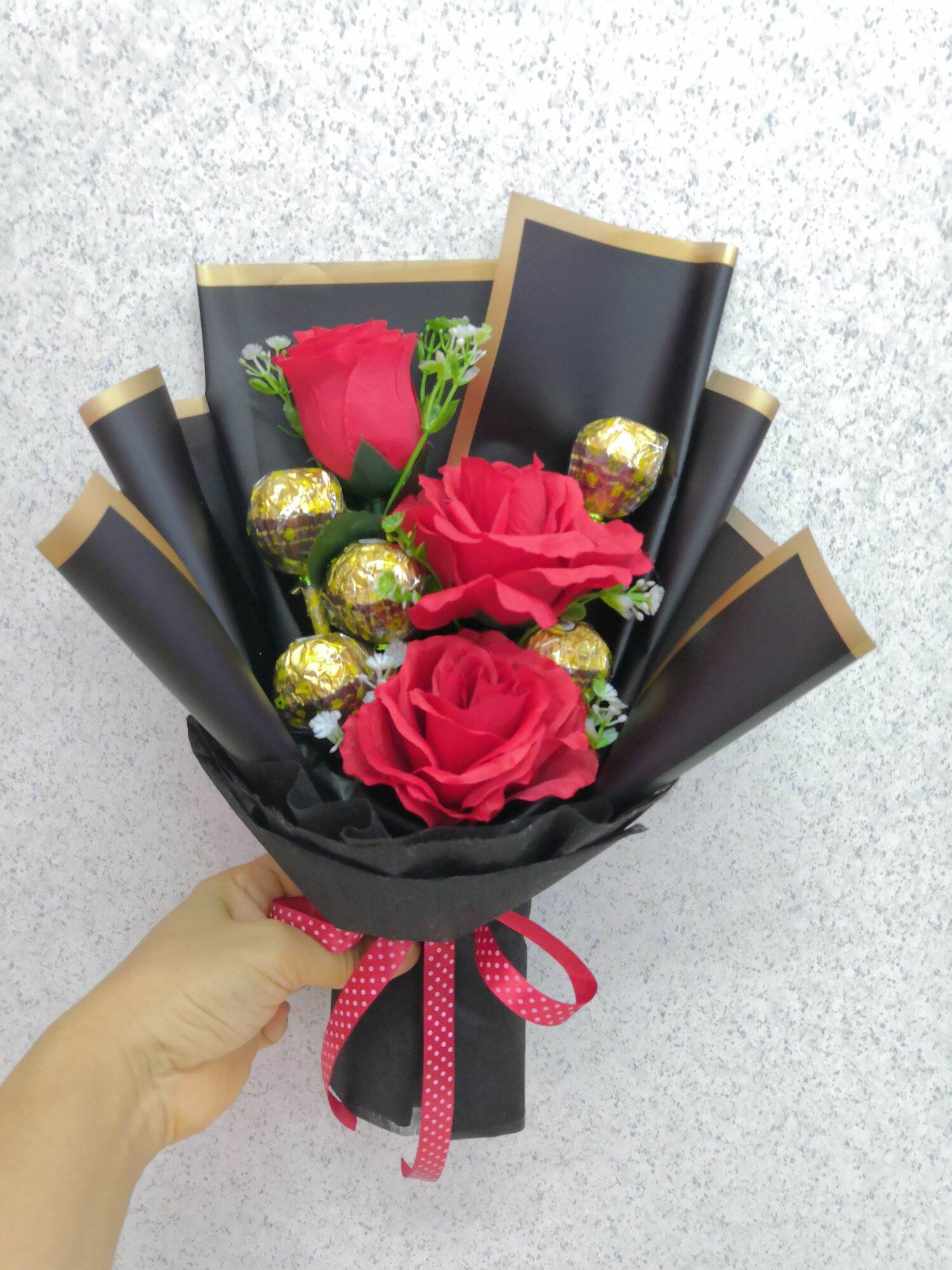 How to make Bouquet chocolate. Cara buat Bouquet coklat 