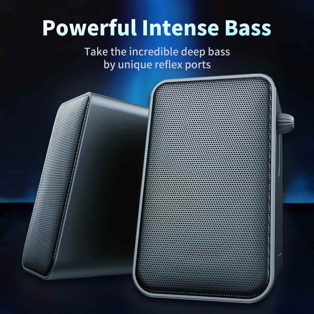 JIALEMEIJIA | Heavy Bass Gaming Computer Speaker 3inch 10W