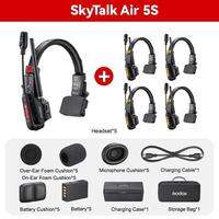 Godox SKYTALK AIR Full-Duplex Wireless Intercom Headset System Full-Duplex Wireless Communication 2.4 GHz Connection Up to 1640 ft Range  20 hours Battery Life Environmental Noise Cancellation  Over-Ear Headphones