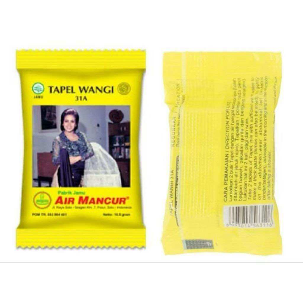 Air Mancur Pilis Tapel Wangi Param Mustajab 1pcs & Borong - Fragrant Air Mancur - 3 Pack Set - Air Mancur Brand - Traditional Herbal Product - For Personal Use -