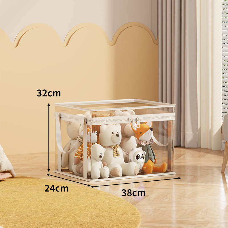 WUBUWEI | Dustproof Stuffed Toy Storage Box