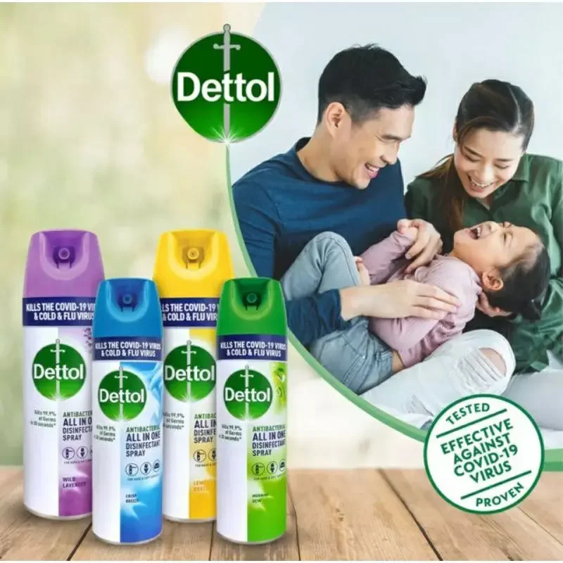 Dettol Disinfectant Spray 450ml Crisp Breeze / Morning Dew/ Wild Lavender / Lemon Breeze Dettol Spray 450 ml