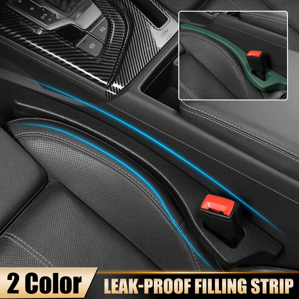 JPK【Ready Stock】Car Seat Gap Filler Universal PU Leak-proof Filling Strip Anti-Drop Seat Gap Strip with Hole Car Decor Auto Interior Accessories