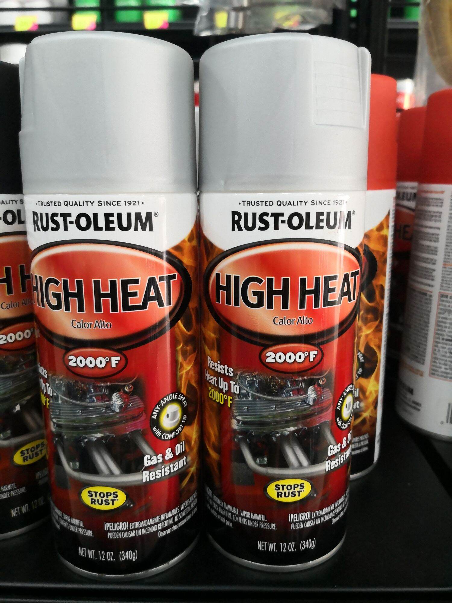 RUSTOLEUM High Heat Paint (Aluminium) Lazada