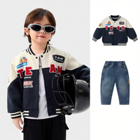 Paw Patrol | Fall Boys Motorcycle Style Baseball Jacket