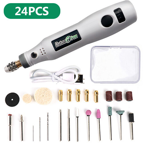 Outil Rotatif Sans Fil JANGKLIFE - Mini Perceuse, Graveur électrique, Style Dremel