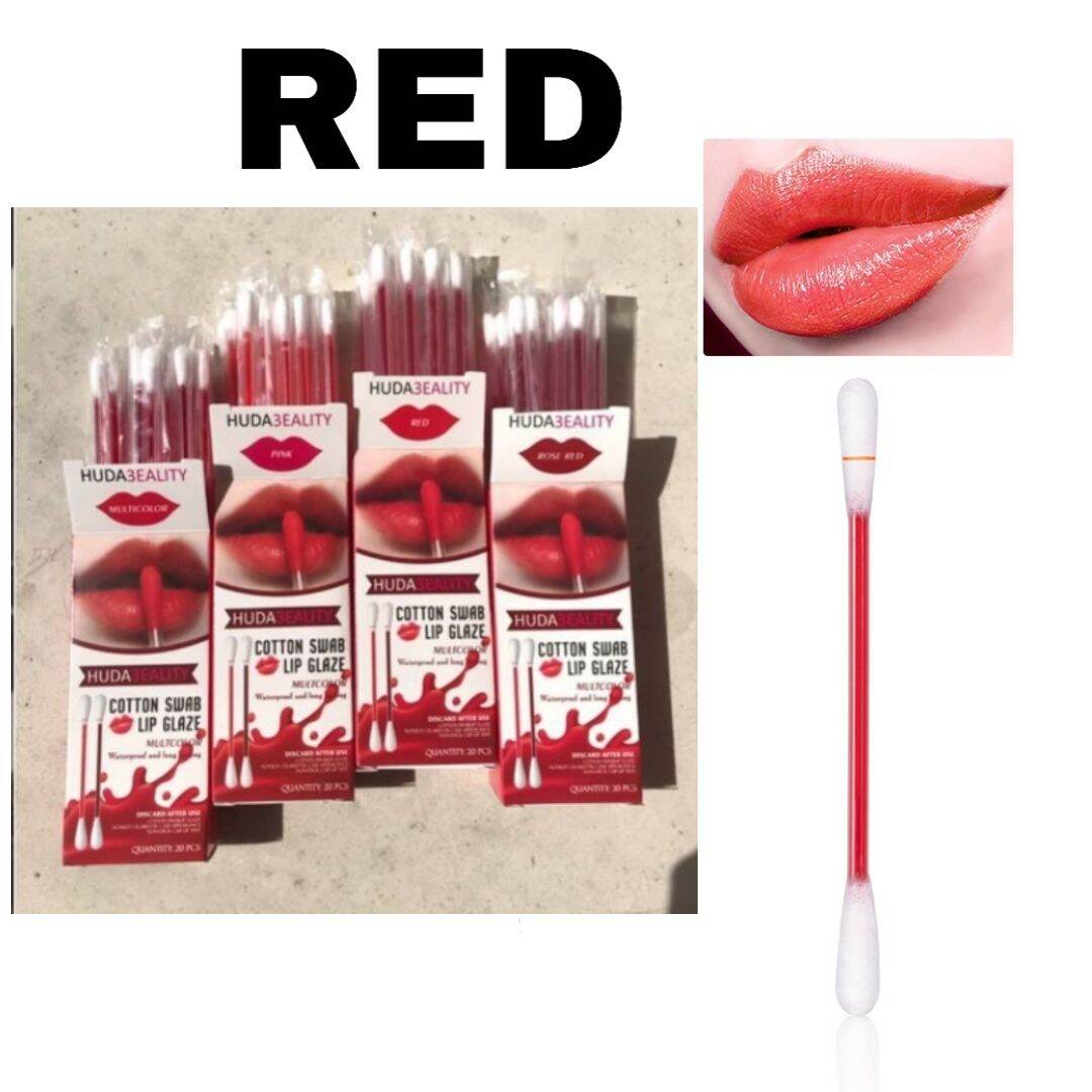 cotton swab lip glaze