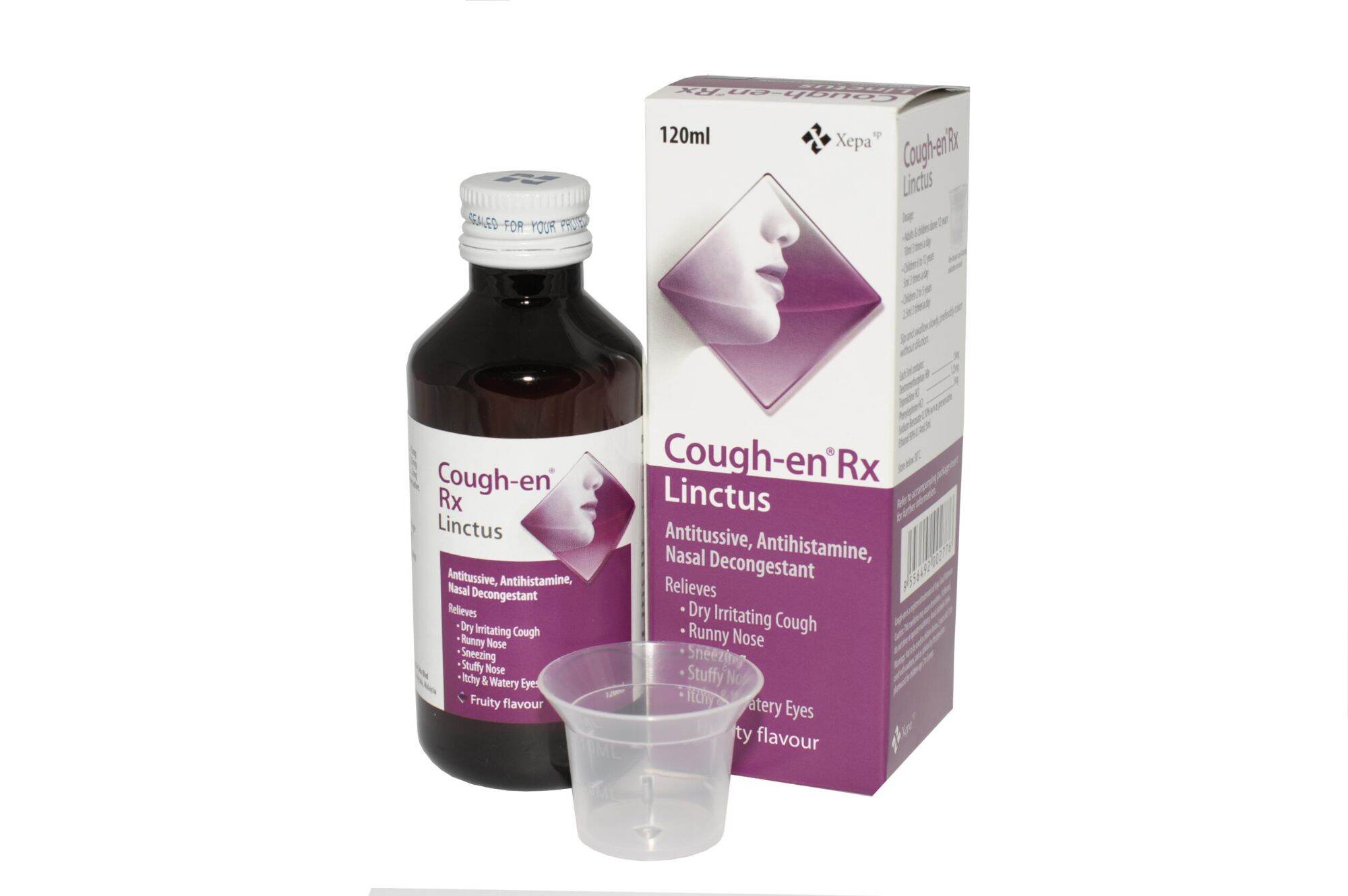 Cough En Linctus Rx Xepa 120ml Original Lazada