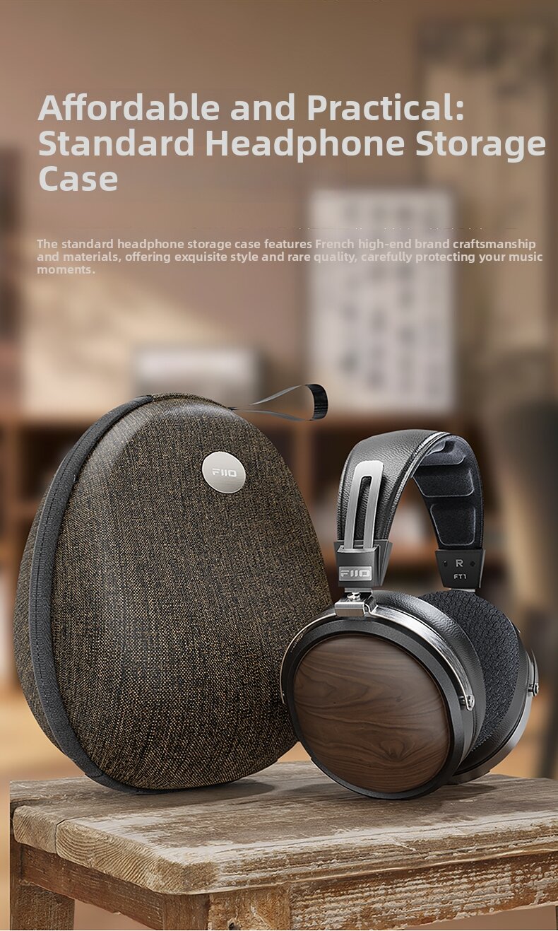 Hifi Wired Over-ear Headphones In North American Walnut Finish_voghion.com