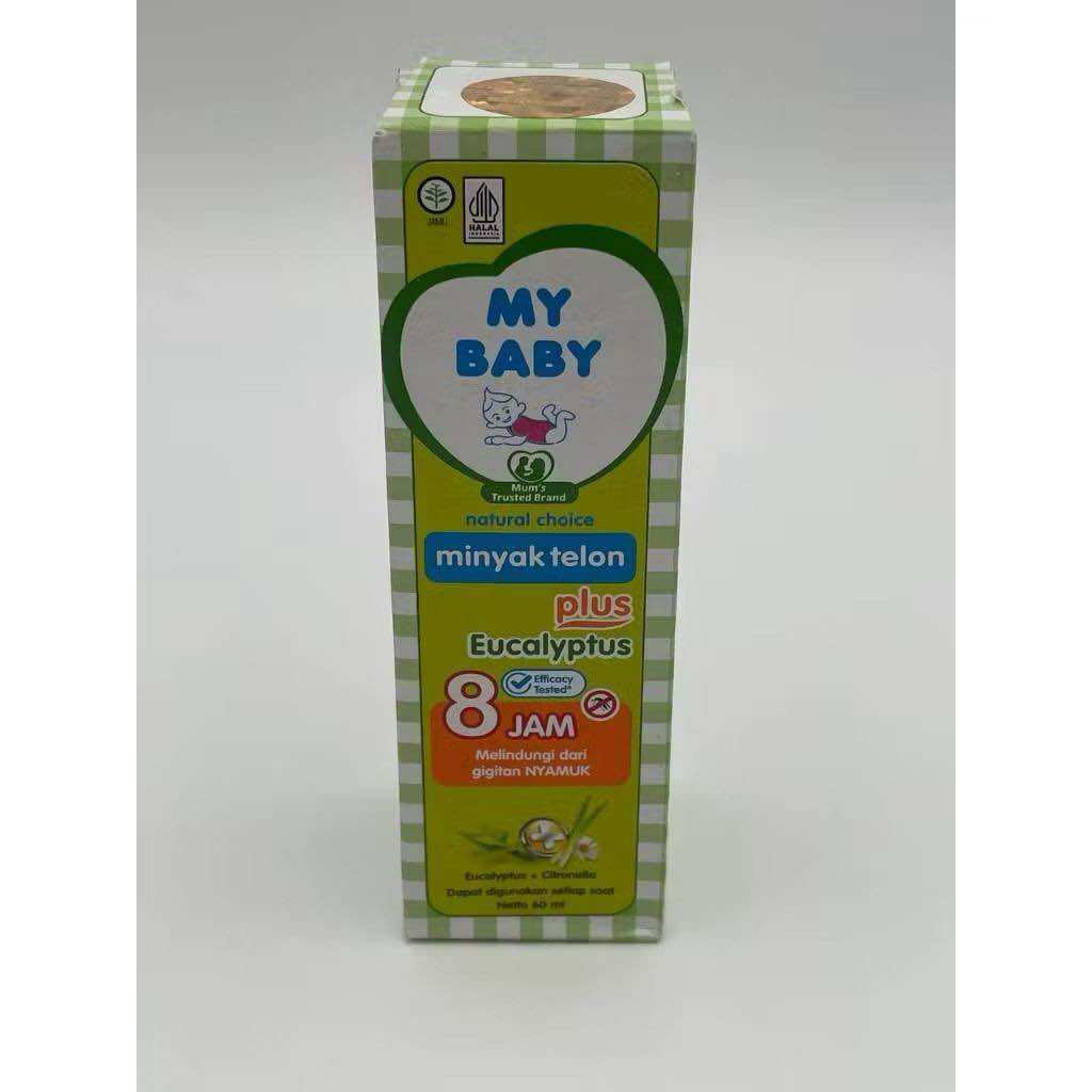 MY BABY TELON MINYAK TELON PLUS EUCALYPTUS + CITRONELLA 8JAM