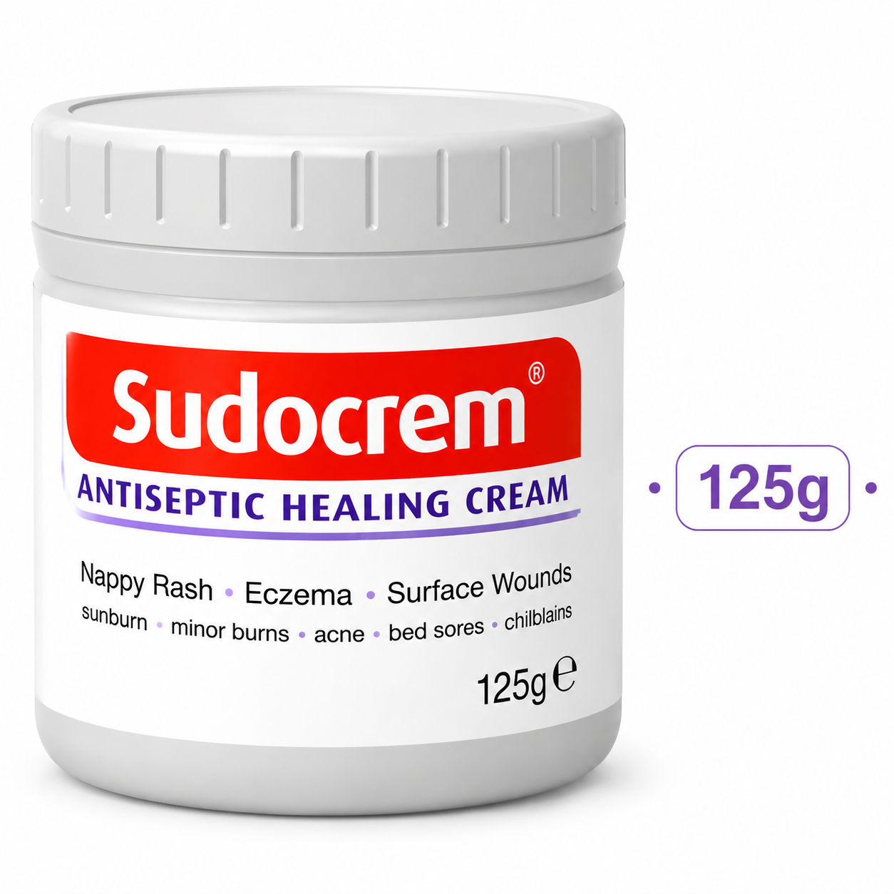 Sudocrem Baby Nappy Rash Cream 60g / 125g | Helps Soothe Diaper Rash | Protective Barrier Cream
