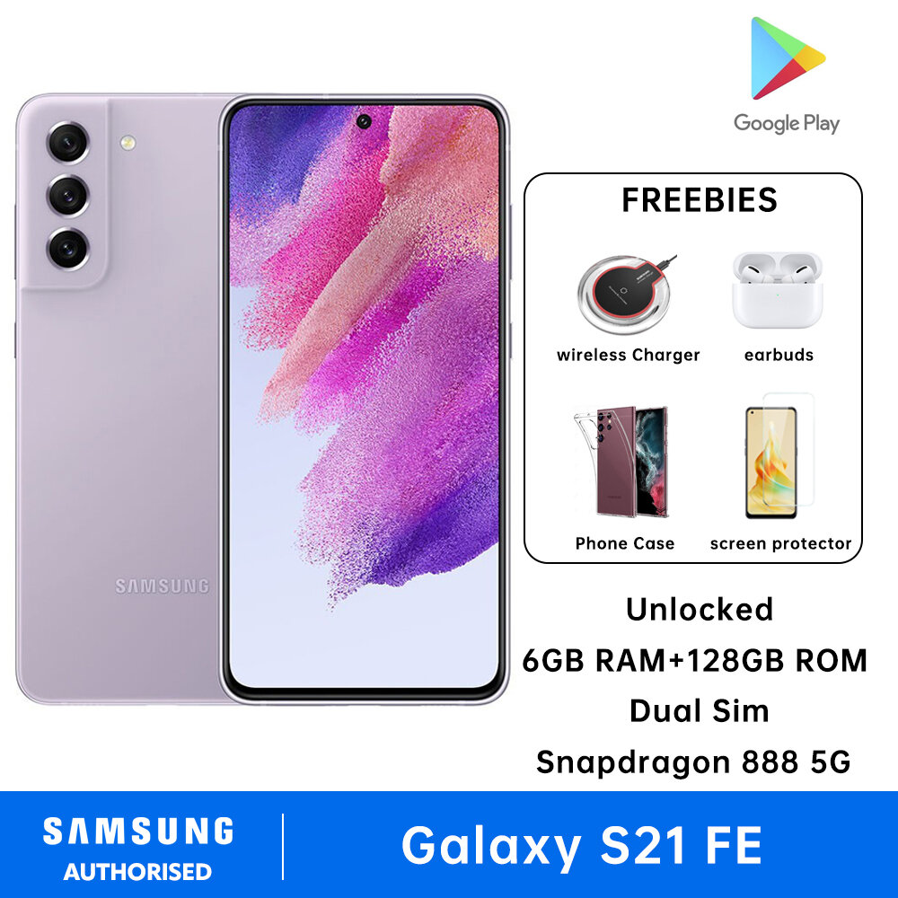 Samsung Galaxy S21 FE 5G Dual Sim 6GB RAM + 128GB ROM Snapdragon 888 5G Android Smartphone